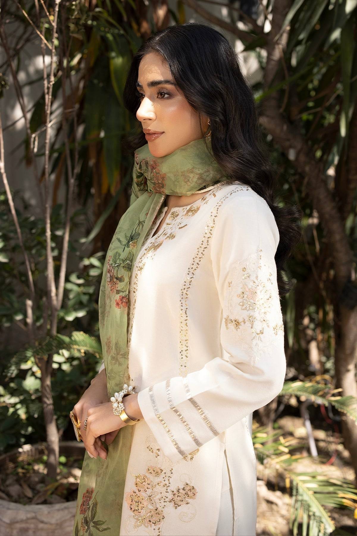 Erum Khan | Shahzeen Eid Collection | SWAN - Pakistani Designer Dress - by Erum Khan | Type: Formal - 100% Original at Saira Sultan