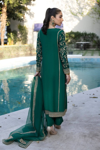 Erum Khan | Shahzeen Eid Collection | PEACOCK - Pakistani Designer Dress - by Erum Khan | Type: Formal - 100% Original at Saira Sultan