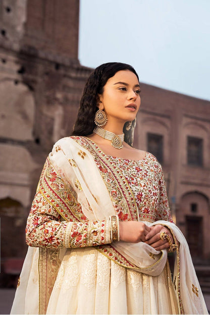 Erum Khan | Shezadian Luxe Formals | ANARKALI - Pakistani Designer Dress - by Erum Khan | Type: Formal - 100% Original at Saira Sultan