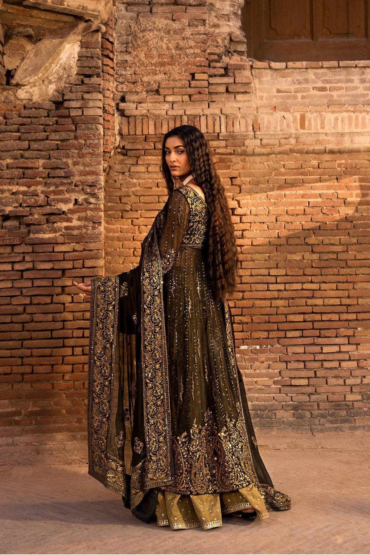 Erum Khan | Shezadian Luxe Formals | ZEENAT - Pakistani Designer Dress - by Erum Khan | Type: Formal - 100% Original at Saira Sultan