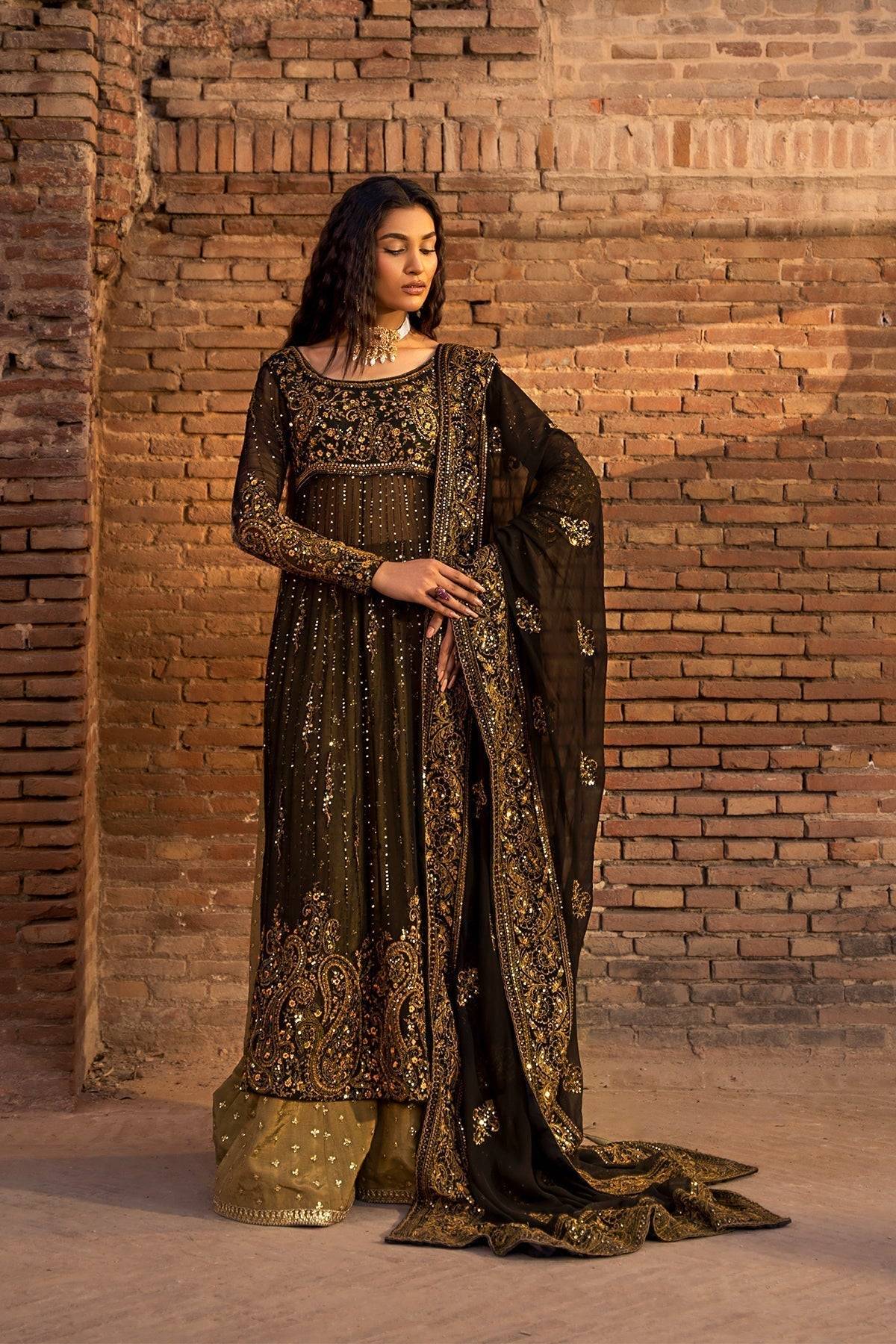Erum Khan | Shezadian Luxe Formals | ZEENAT - Pakistani Designer Dress - by Erum Khan | Type: Formal - 100% Original at Saira Sultan