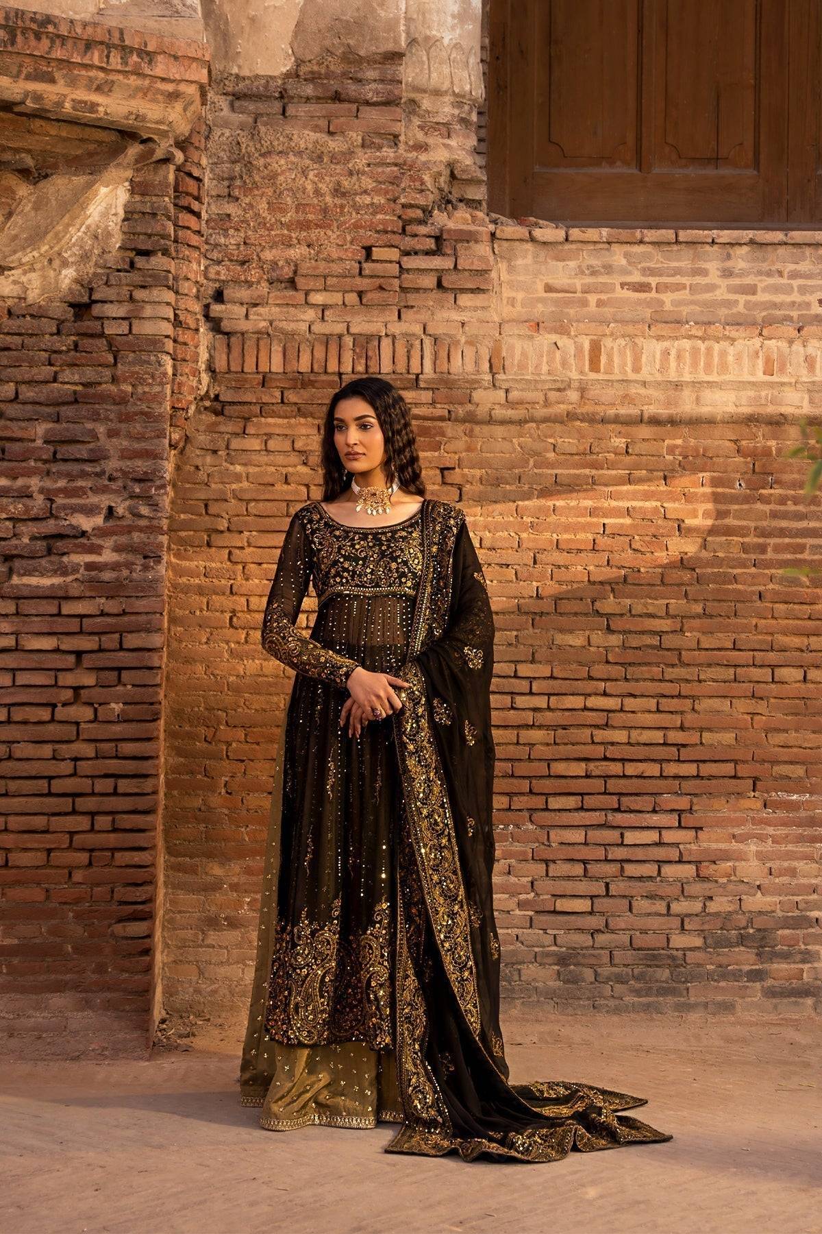 Erum Khan | Shezadian Luxe Formals | ZEENAT - Pakistani Designer Dress - by Erum Khan | Type: Formal - 100% Original at Saira Sultan