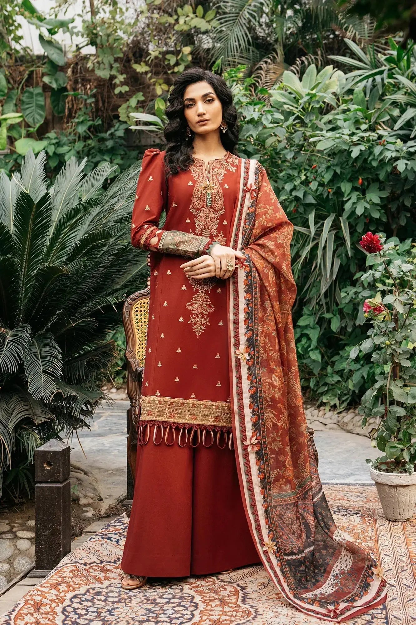 Ethnic | Rozana Collection SS 24 | E0407/203/416 - Pakistani Designer Dress - by Ethnic | Type: Luxury - 100% Original at Saira Sultan