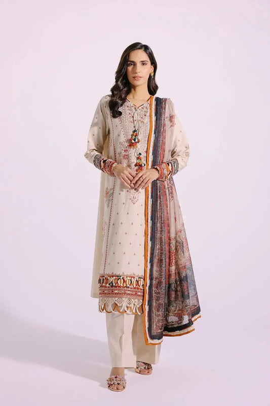 Ethnic | Rozana Collection SS 24 | E0409/203/226 - Pakistani Designer Dress - by Ethnic | Type: Luxury - 100% Original at Saira Sultan