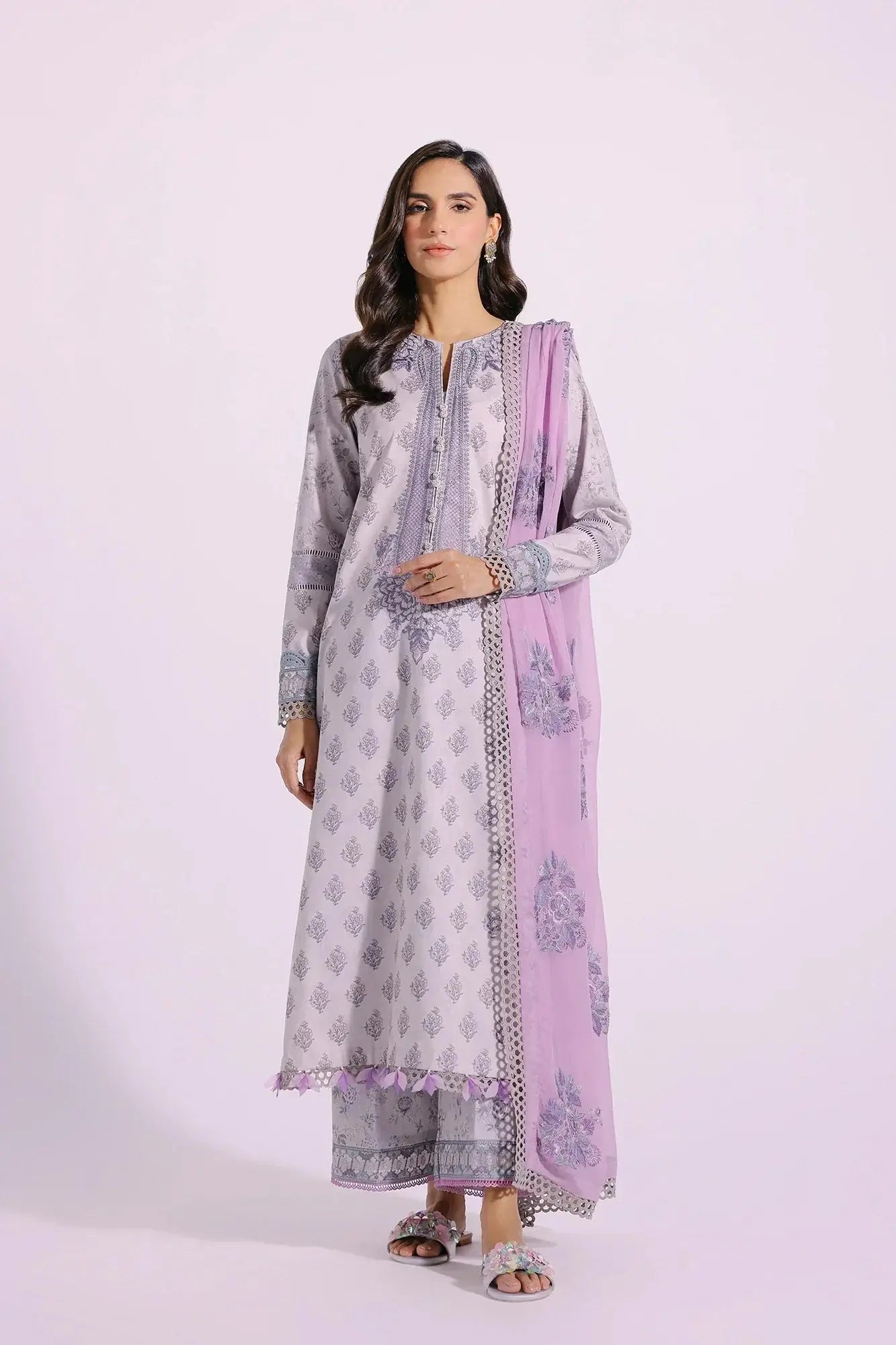 Ethnic | Rozana Collection SS 24 | E0402/203/914 - Pakistani Designer Dress - by Ethnic | Type: Luxury - 100% Original at Saira Sultan