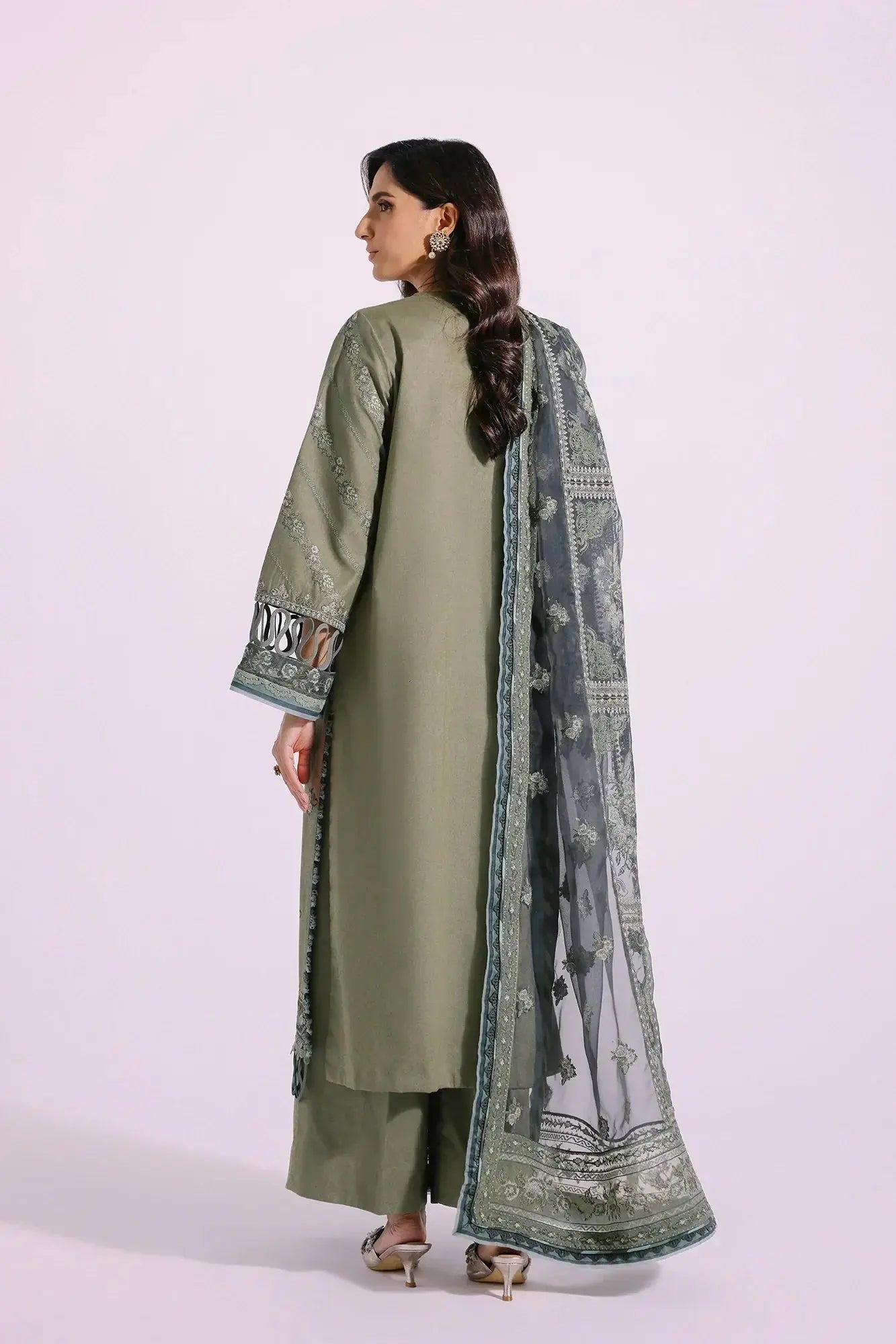Ethnic | Rozana Collection SS 24 | E0415/203/127 - Pakistani Designer Dress - by Ethnic | Type: Luxury - 100% Original at Saira Sultan