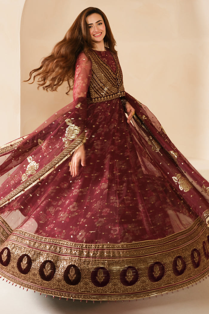 Jazmin | Velvet Edit 24 | VF-2033 L Maroon Velvet
