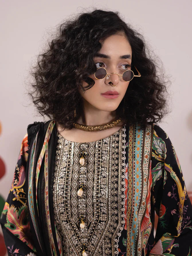 Ittehad | Faiza Faisal Rangeeli Lawn 24 | BulBul - Pakistani Designer Dress - by Ittehad | Type: Luxury - 100% Original at Saira Sultan