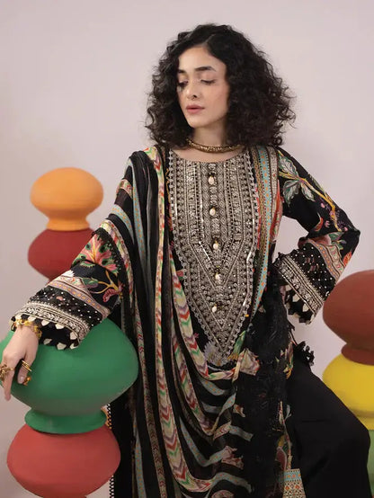 Ittehad | Faiza Faisal Rangeeli Lawn 24 | BulBul - Pakistani Designer Dress - by Ittehad | Type: Luxury - 100% Original at Saira Sultan