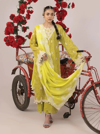 Ittehad | Faiza Faisal Rangeeli Lawn 24 | Sajjo - Pakistani Designer Dress - by Ittehad | Type: Luxury - 100% Original at Saira Sultan