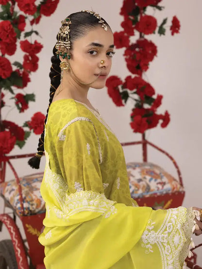 Ittehad | Faiza Faisal Rangeeli Lawn 24 | Sajjo - Pakistani Designer Dress - by Ittehad | Type: Luxury - 100% Original at Saira Sultan