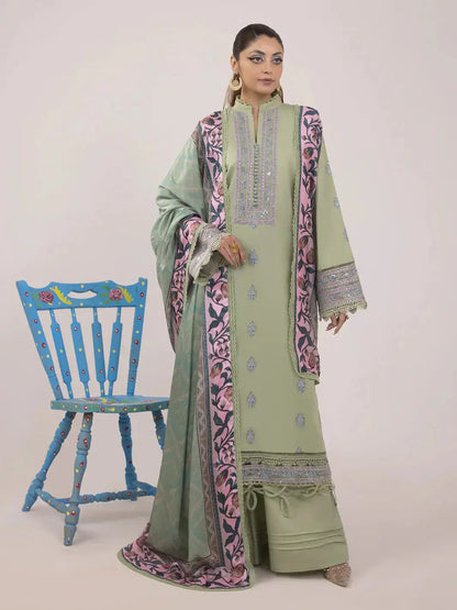 Ittehad | Faiza Faisal Rangeeli Lawn 24 | Pino - Pakistani Designer Dress - by Ittehad | Type: Luxury - 100% Original at Saira Sultan
