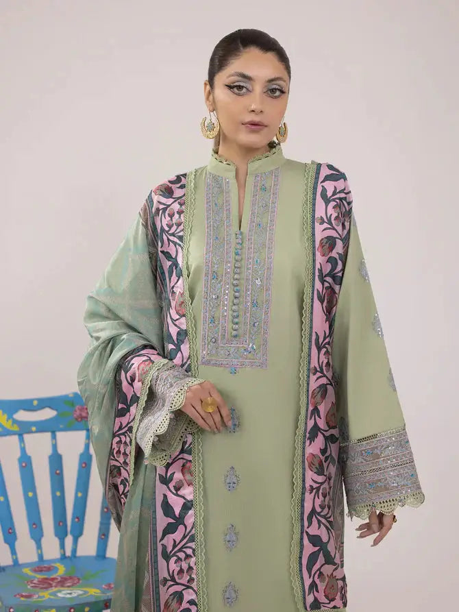 Ittehad | Faiza Faisal Rangeeli Lawn 24 | Pino - Pakistani Designer Dress - by Ittehad | Type: Luxury - 100% Original at Saira Sultan
