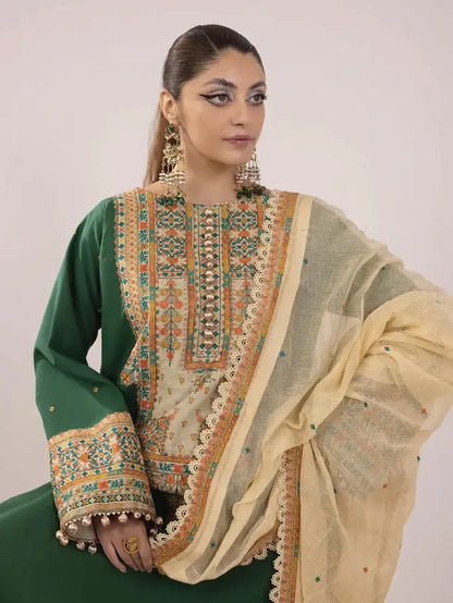 Ittehad | Faiza Faisal Rangeeli Lawn 24 | Zebo - Pakistani Designer Dress - by Ittehad | Type: Luxury - 100% Original at Saira Sultan