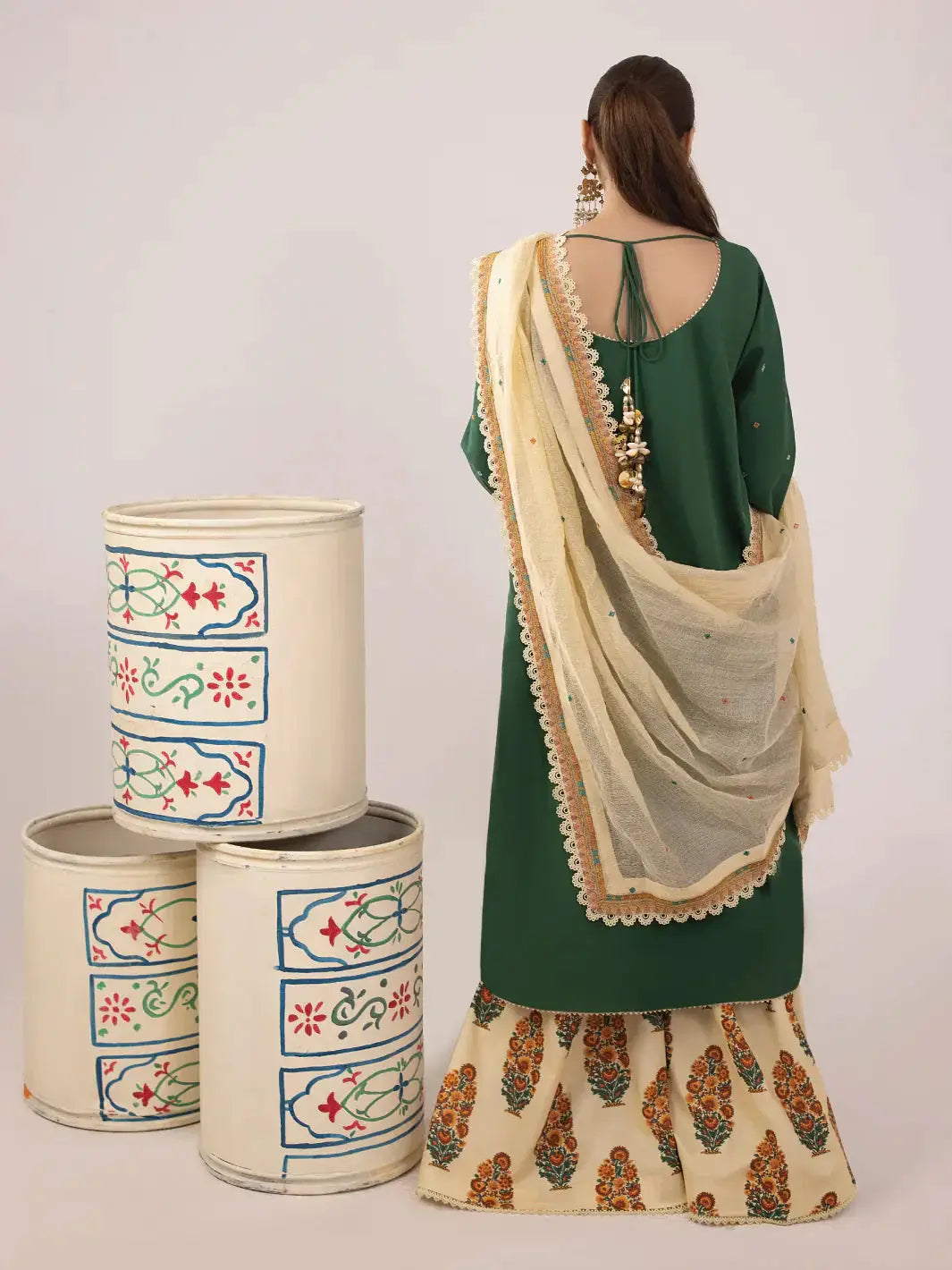 Ittehad | Faiza Faisal Rangeeli Lawn 24 | Zebo - Pakistani Designer Dress - by Ittehad | Type: Luxury - 100% Original at Saira Sultan