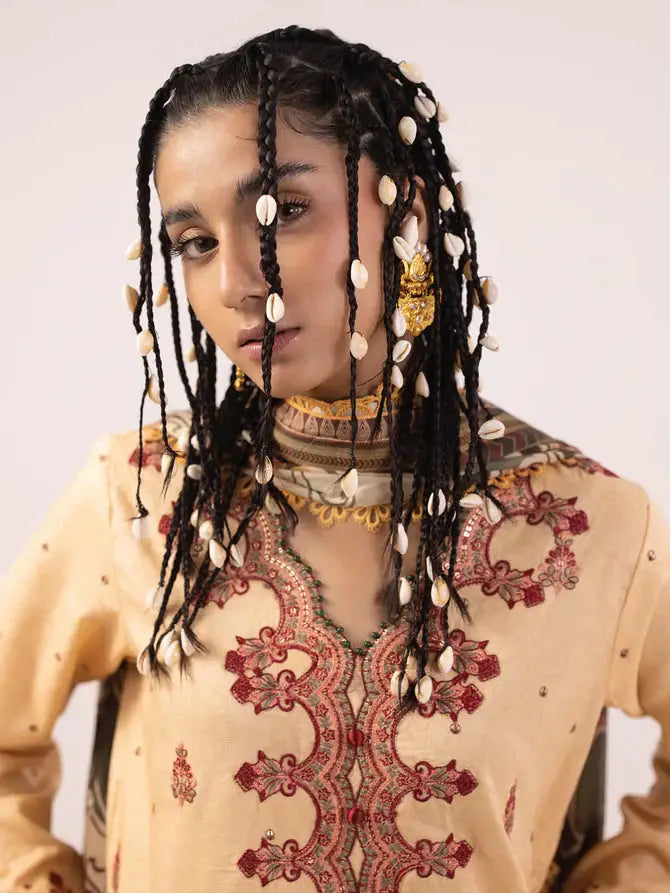 Ittehad | Faiza Faisal Rangeeli Lawn 24 | Gulabo - Pakistani Designer Dress - by Ittehad | Type: Luxury - 100% Original at Saira Sultan