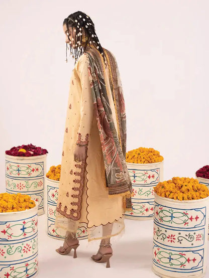 Ittehad | Faiza Faisal Rangeeli Lawn 24 | Gulabo - Pakistani Designer Dress - by Ittehad | Type: Luxury - 100% Original at Saira Sultan