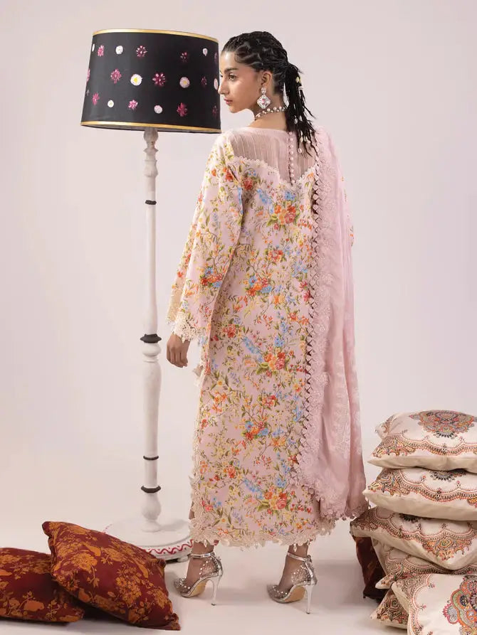 Ittehad | Faiza Faisal Rangeeli Lawn 24 | Laali - Pakistani Designer Dress - by Ittehad | Type: Luxury - 100% Original at Saira Sultan