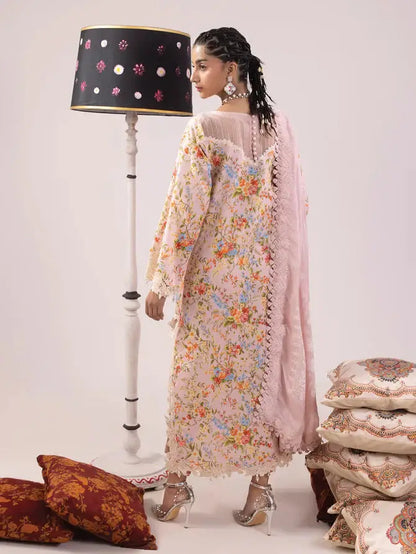 Ittehad | Faiza Faisal Rangeeli Lawn 24 | Laali - Pakistani Designer Dress - by Ittehad | Type: Luxury - 100% Original at Saira Sultan
