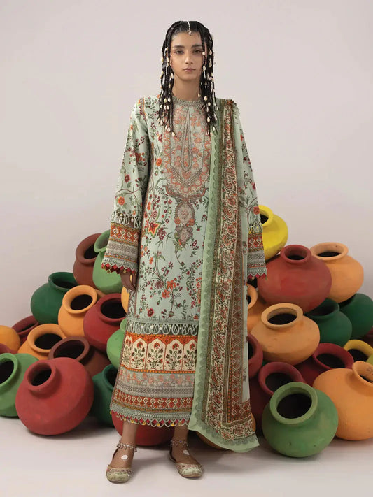 Ittehad | Faiza Faisal Rangeeli Lawn 24 | Chambeli - Pakistani Designer Dress - by Ittehad | Type: Luxury - 100% Original at Saira Sultan