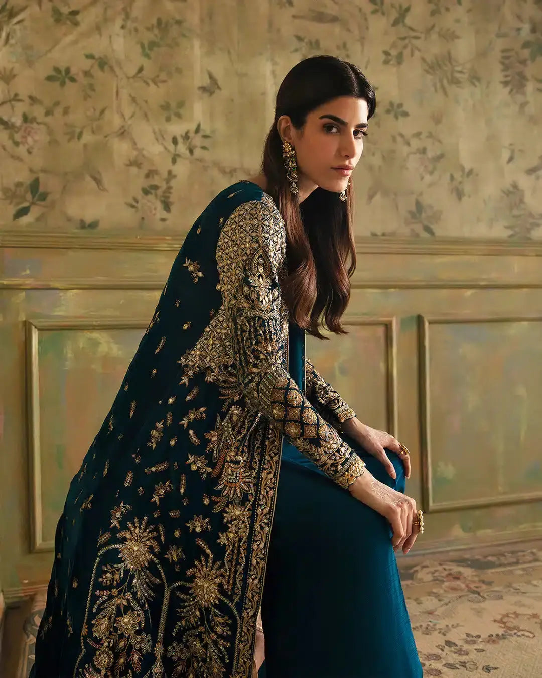 Faiza Saqlain | Manaar Luxe Formals 23 | Haanie - Pakistani Designer Dress - by Faiza Saqlain | Type: Bridal - 100% Original at Saira Sultan