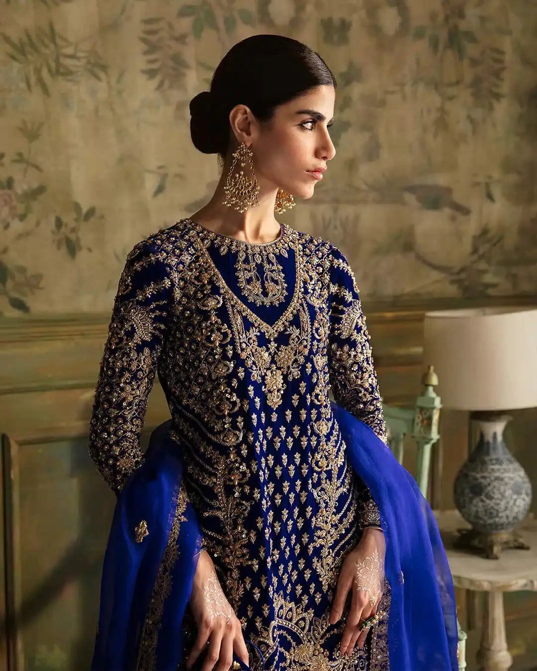 Faiza Saqlain | Manaar Luxe Formals 23 | Seyhana - Pakistani Designer Dress - by Faiza Saqlain | Type: Bridal - 100% Original at Saira Sultan