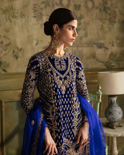 Faiza Saqlain | Manaar Luxe Formals 23 | Seyhana - Pakistani Designer Dress - by Faiza Saqlain | Type: Bridal - 100% Original at Saira Sultan