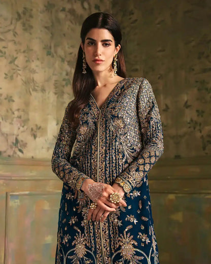 Faiza Saqlain | Manaar Luxe Formals 23 | Haanie - Pakistani Designer Dress - by Faiza Saqlain | Type: Bridal - 100% Original at Saira Sultan