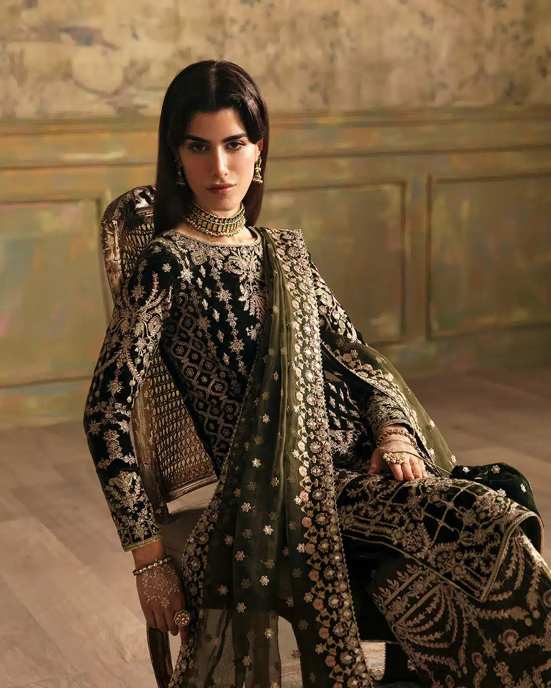 Faiza Saqlain | Manaar Luxe Formals 23 | Adara - Pakistani Designer Dress - by Faiza Saqlain | Type: Bridal - 100% Original at Saira Sultan