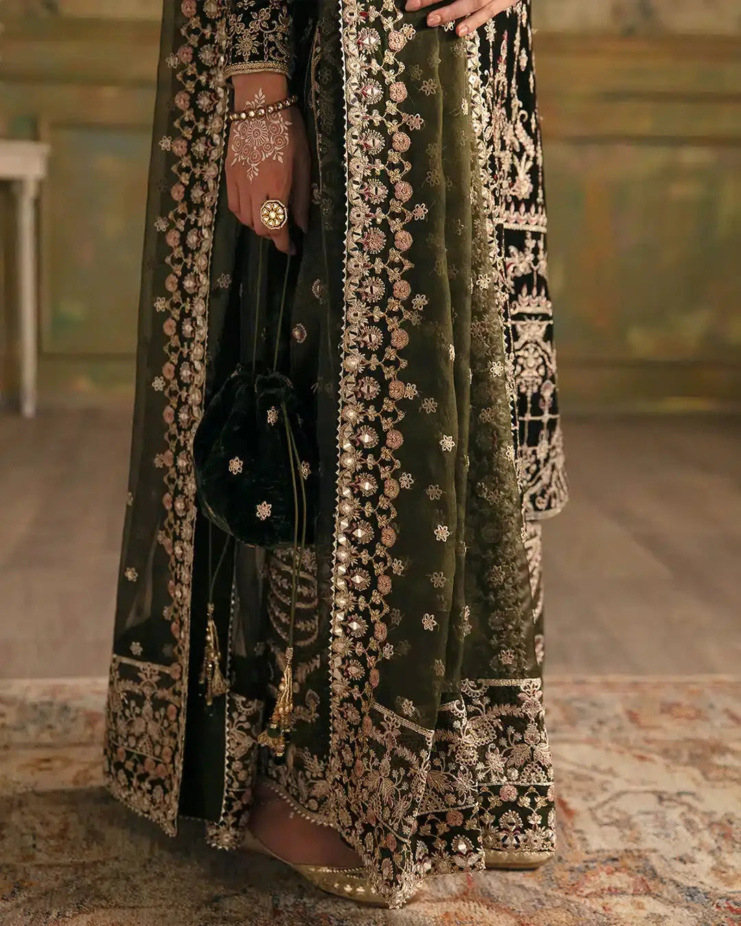 Faiza Saqlain | Manaar Luxe Formals 23 | Adara - Pakistani Designer Dress - by Faiza Saqlain | Type: Bridal - 100% Original at Saira Sultan