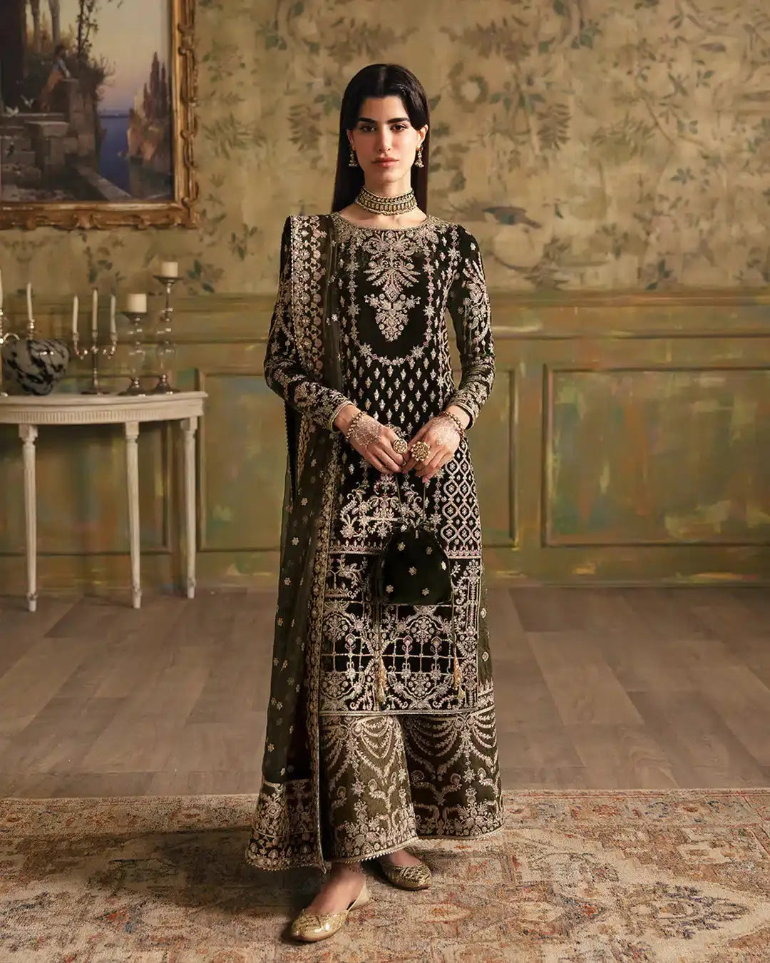 Faiza Saqlain | Manaar Luxe Formals 23 | Adara - Pakistani Designer Dress - by Faiza Saqlain | Type: Bridal - 100% Original at Saira Sultan