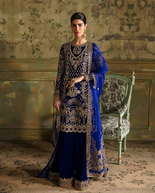 Faiza Saqlain | Manaar Luxe Formals 23 | Seyhana - Pakistani Designer Dress - by Faiza Saqlain | Type: Bridal - 100% Original at Saira Sultan