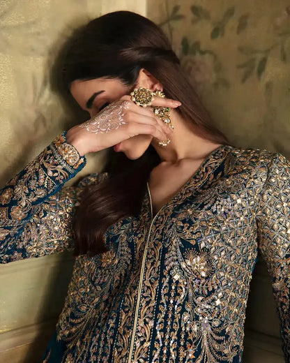 Faiza Saqlain | Manaar Luxe Formals 23 | Haanie - Pakistani Designer Dress - by Faiza Saqlain | Type: Bridal - 100% Original at Saira Sultan