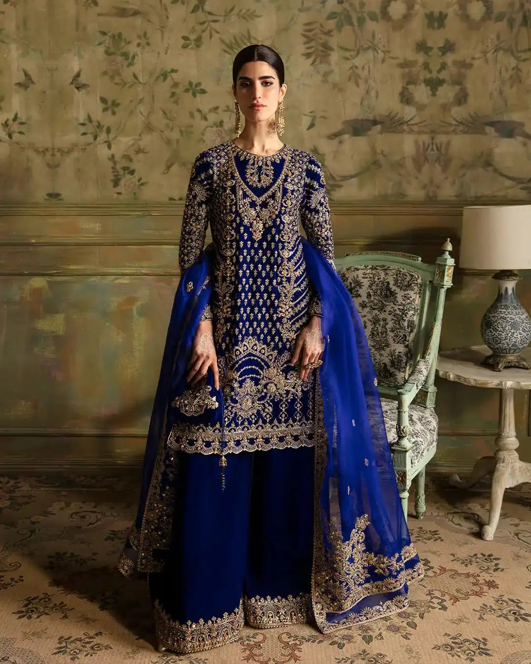 Faiza Saqlain | Manaar Luxe Formals 23 | Seyhana - Pakistani Designer Dress - by Faiza Saqlain | Type: Bridal - 100% Original at Saira Sultan