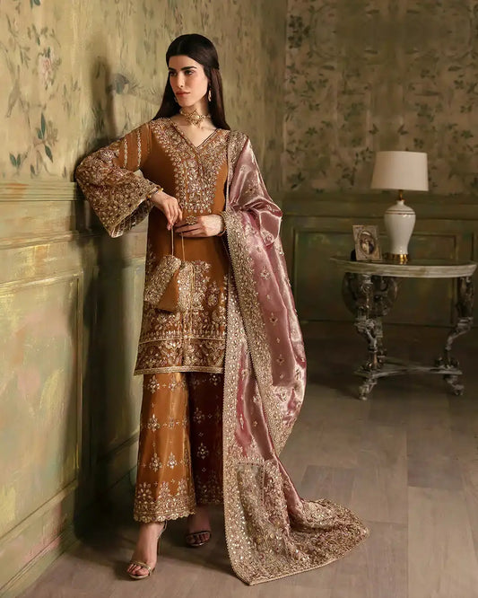 Faiza Saqlain | Manaar Luxe Formals 23 | Lamees - Pakistani Designer Dress - by Faiza Saqlain | Type: Bridal - 100% Original at Saira Sultan