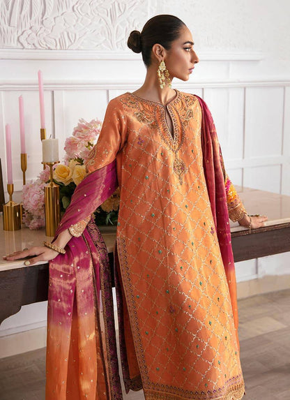 Farah Talib Aziz | Mayna Festive Luxe | ALEEN APRICOT - Pakistani Designer Dress - by Farah Talib Aziz | Type: Bridal - 100% Original at Saira Sultan