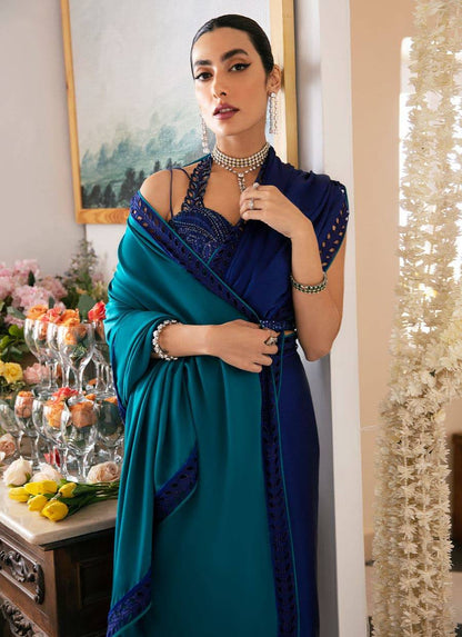 Farah Talib Aziz | Mayna Festive Luxe | ALMA OMBRE - Pakistani Designer Dress - by Farah Talib Aziz | Type: Bridal - 100% Original at Saira Sultan
