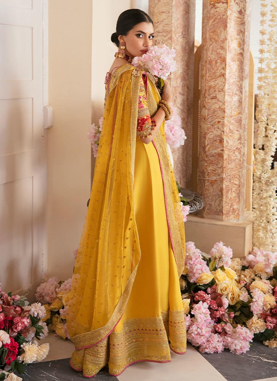 Farah Talib Aziz | Mayna Festive Luxe | AQIQ KIWI - Pakistani Designer Dress - by Farah Talib Aziz | Type: Bridal - 100% Original at Saira Sultan