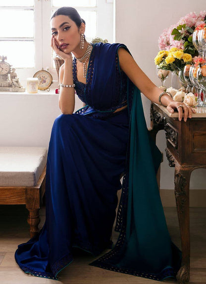 Farah Talib Aziz | Mayna Festive Luxe | ALMA OMBRE - Pakistani Designer Dress - by Farah Talib Aziz | Type: Bridal - 100% Original at Saira Sultan