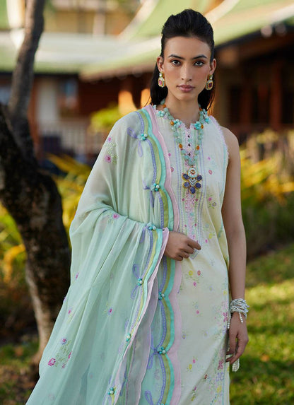 Farah Talib Aziz | Suay Lawn 24 | VAIA YELLOW - Pakistani Designer Dress - by Farah Talib Aziz | Type: Luxury - 100% Original at Saira Sultan