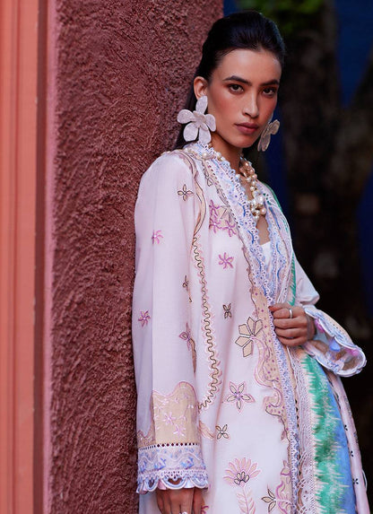 Farah Talib Aziz | Suay Lawn 24 | MIWA IVORY - Pakistani Designer Dress - by Farah Talib Aziz | Type: Luxury - 100% Original at Saira Sultan