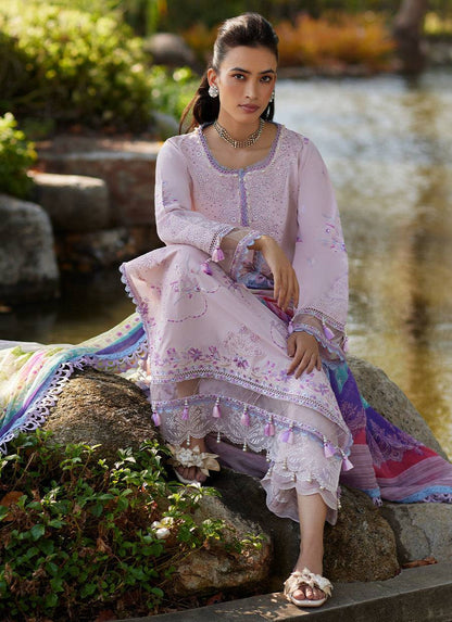 Farah Talib Aziz | Suay Lawn 24 | IZUMI PINK - Pakistani Designer Dress - by Farah Talib Aziz | Type: Luxury - 100% Original at Saira Sultan