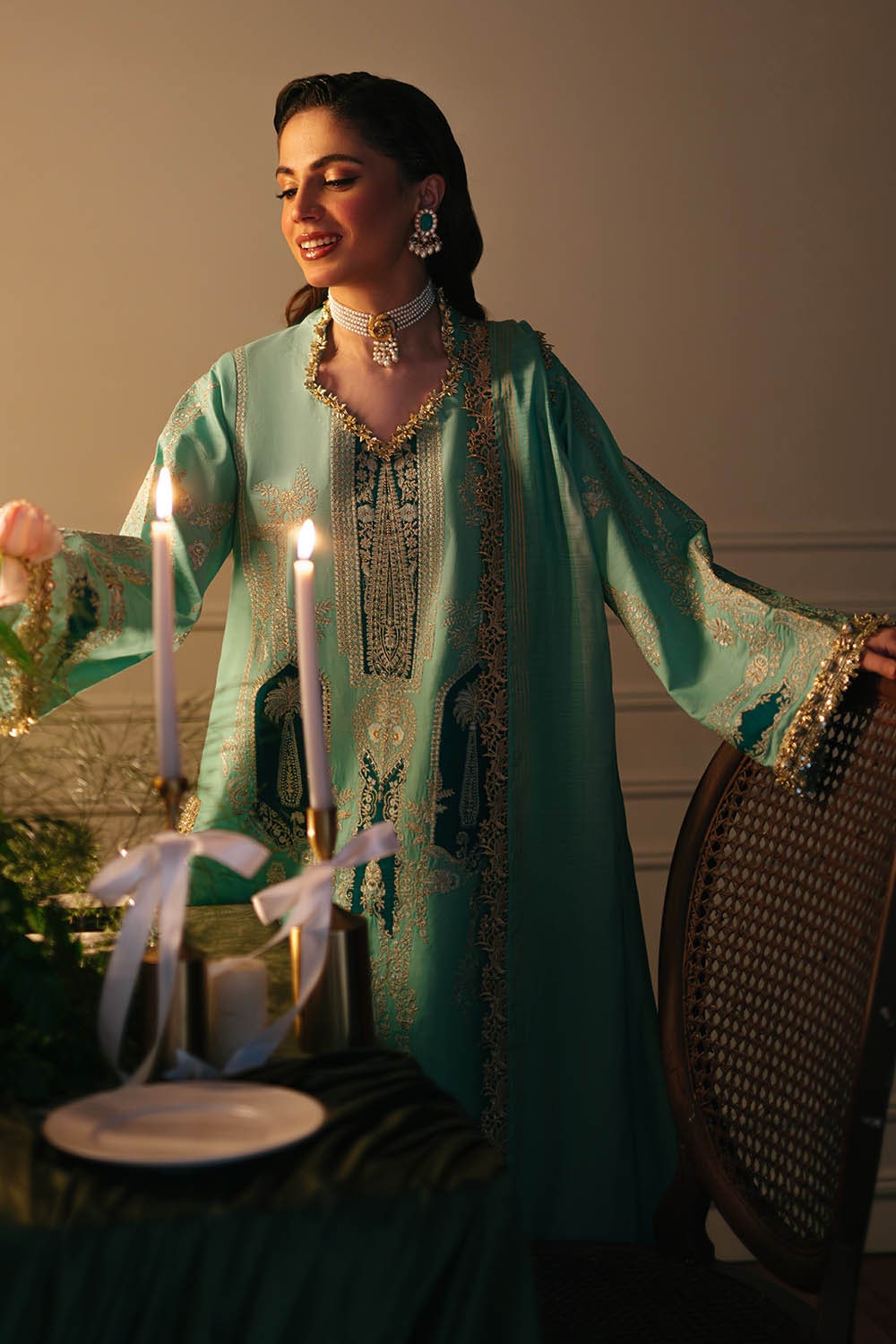 Gul Ahmed | Festive Eid 25 | FE-52083 L Pastel Blue Lawn