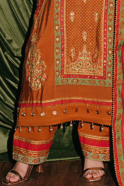 Gul Ahmed | Festive Eid 25 | FE-52092 XL Golden Paper Cotton