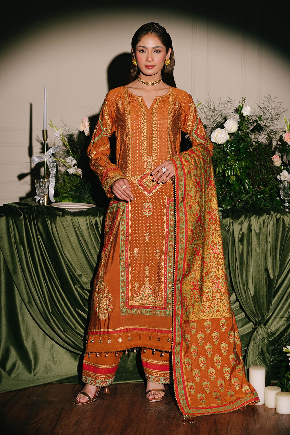 Gul Ahmed | Festive Eid 25 | FE-52092 XS Golden Paper Cotton