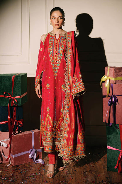 Gul Ahmed | Festive Eid 25 |FE-52093 L Pinkish Orange Paper Cotton