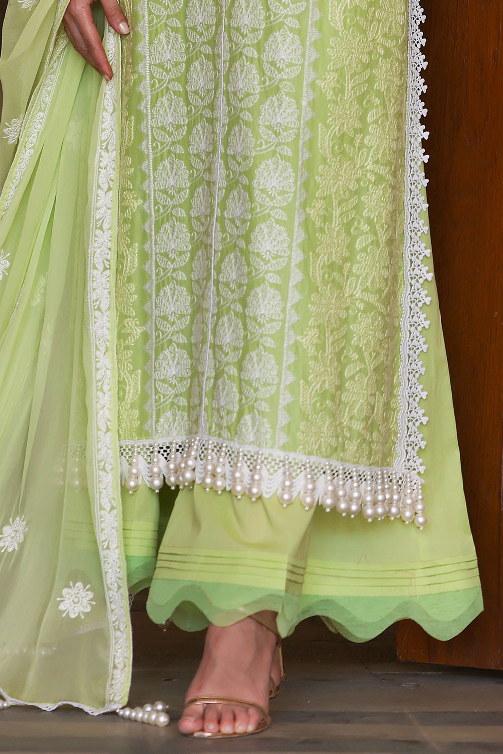 Gul Ahmed | Festive Eid 25 | FE-52142 L Mint Green Lawn