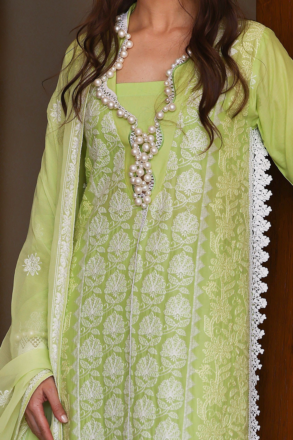 Gul Ahmed | Festive Eid 25 | FE-52142 M Mint Green Lawn