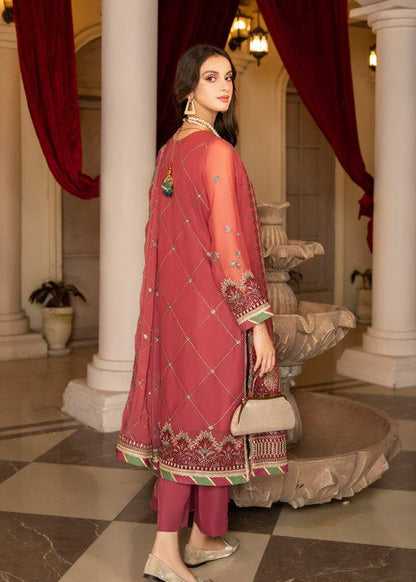 Strawberry | Rimjhim Chiffon Collection | FLS-RJ-003 - Pakistani Designer Dress - by Strawberry | Type: Formal - 100% Original at Saira Sultan