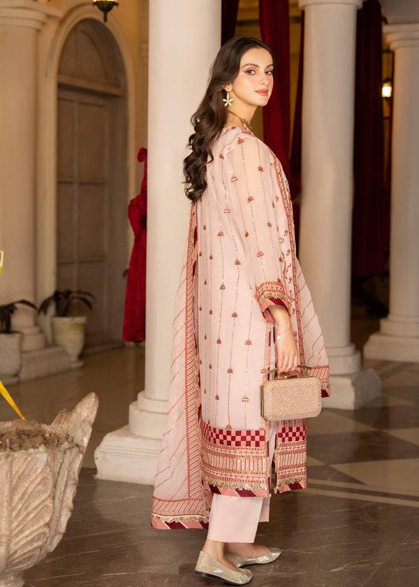 Strawberry | Rimjhim Chiffon Collection | FLS-RJ-006 - Pakistani Designer Dress - by Strawberry | Type: Formal - 100% Original at Saira Sultan